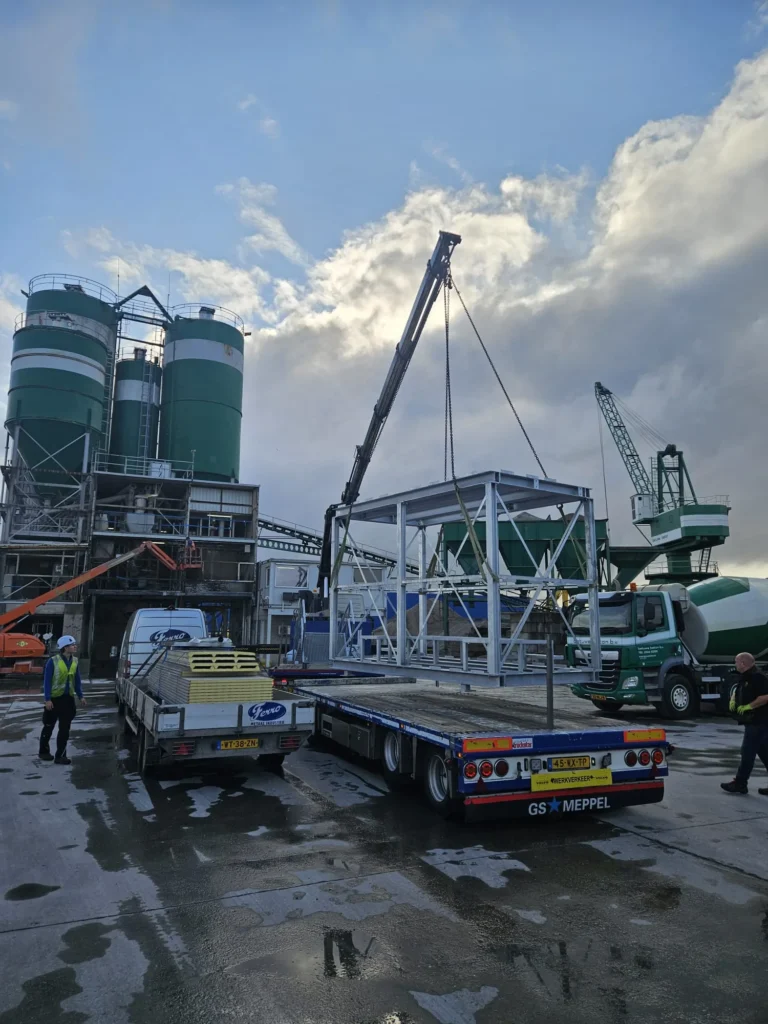 Betuwe Beton Tiel werkruimte waterweger