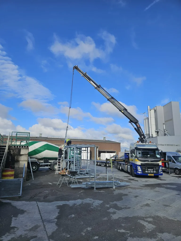Betuwe Beton Tiel werkruimte waterweger