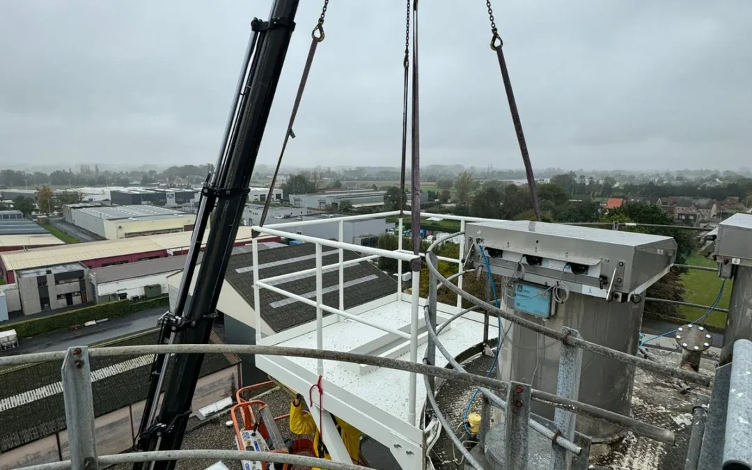 Verhuizing en modificatie complete betoncentrale