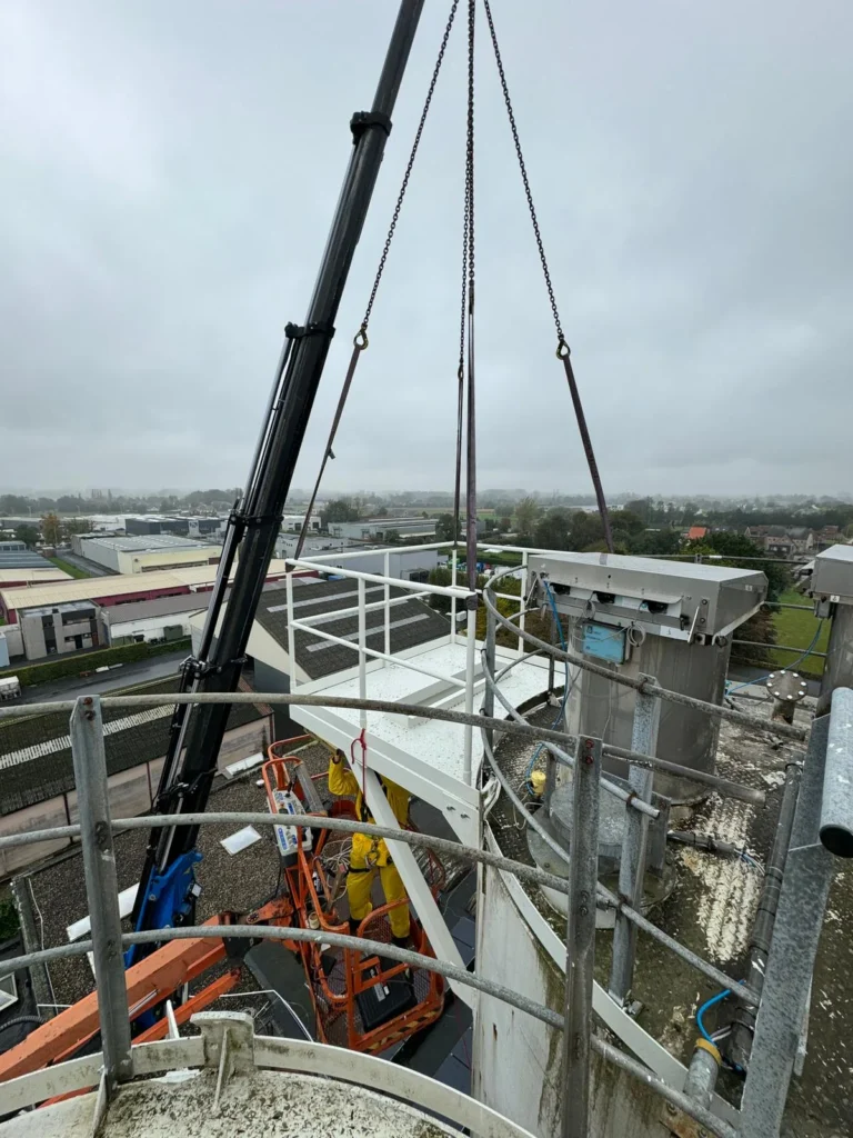 Verhuizing en modificatie complete betoncentrale