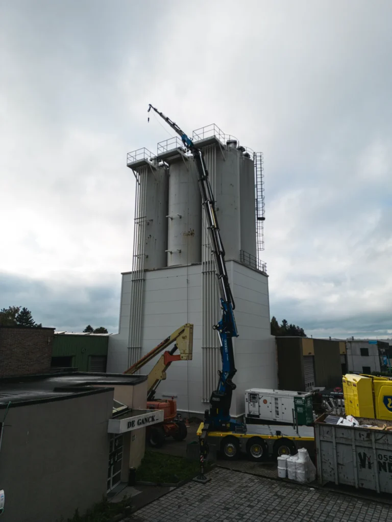 Verhuizing en modificatie complete betoncentrale