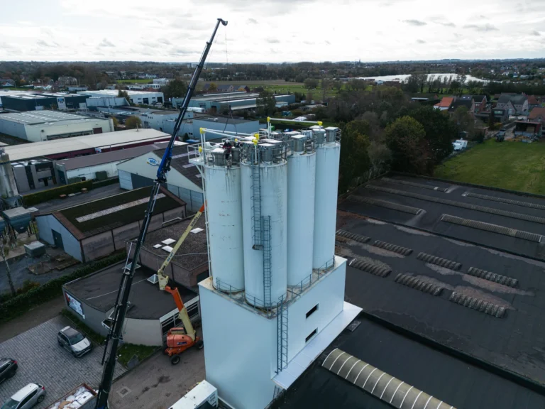 Verhuizing en modificatie complete betoncentrale