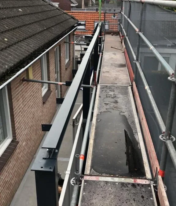 Dakconstructie galerij appartementen Schijndel
