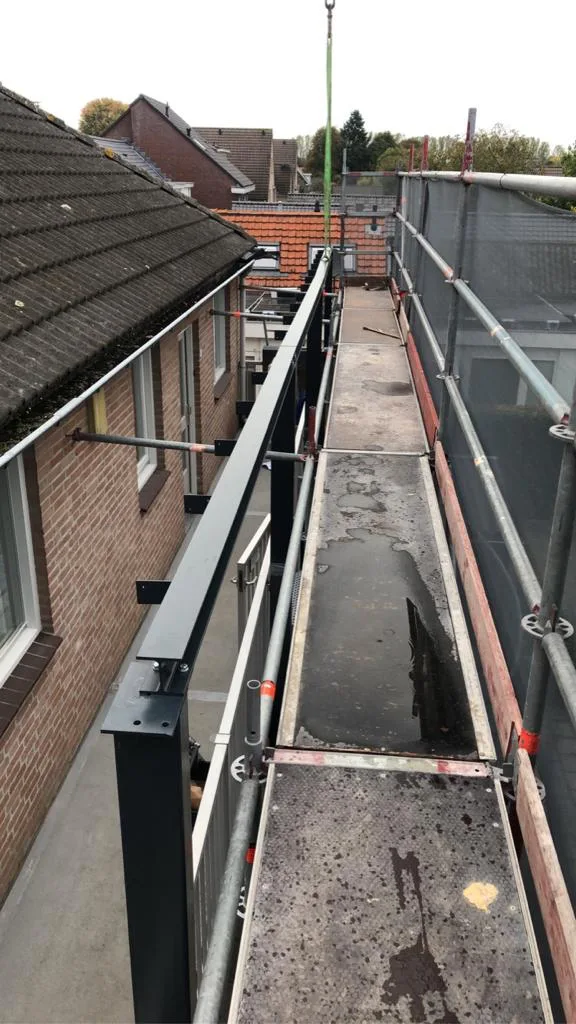 Dakconstructie galerij appartementen Schijndel