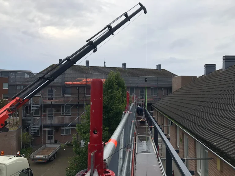 Dakconstructie galerij appartementen Schijndel